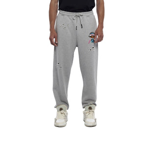 MEMBERS OF THE RAGE Distressed Sweatpants Small Logo