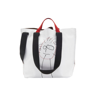 PLAN C "Pili and Bianca" Medium Tote Bag