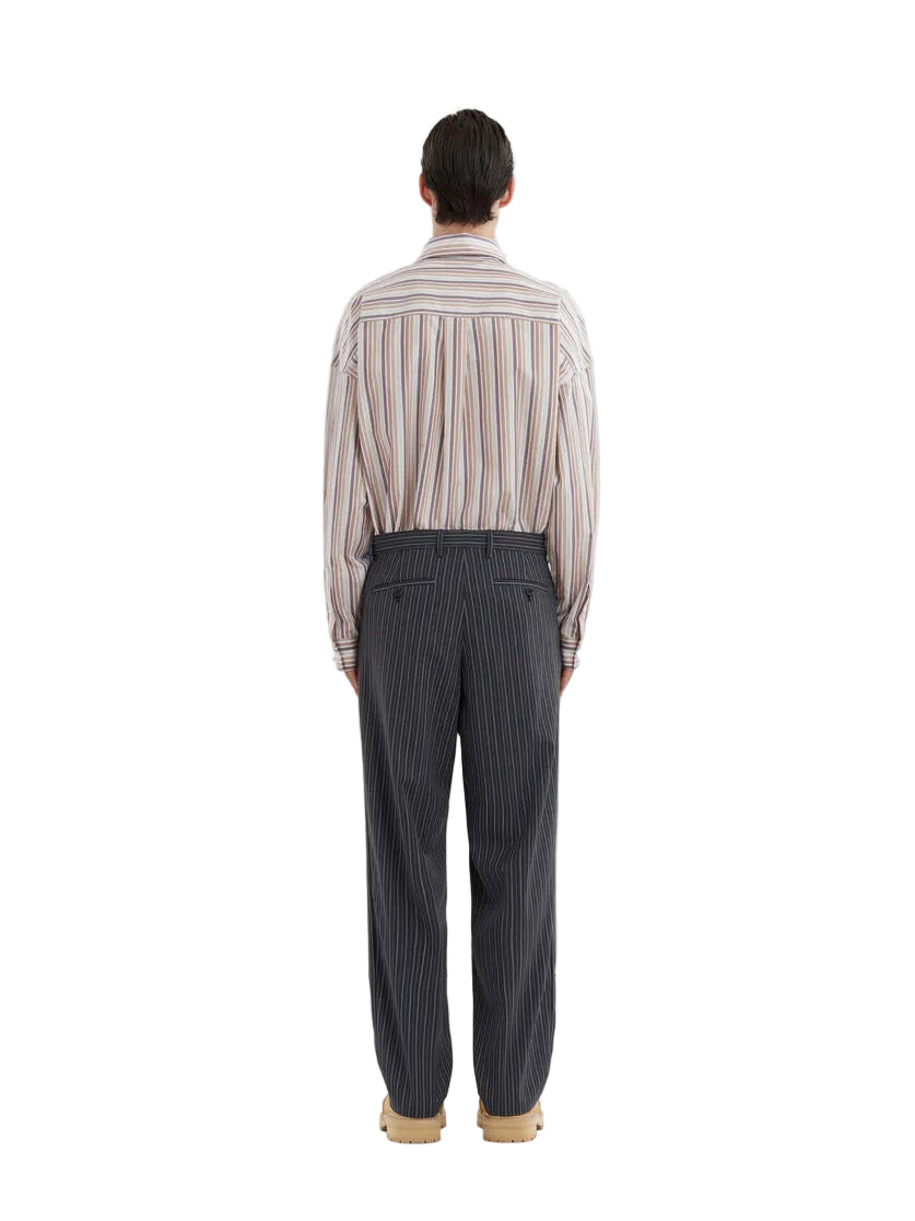 MARNI Pin Striped Wool Blend Trousers-3