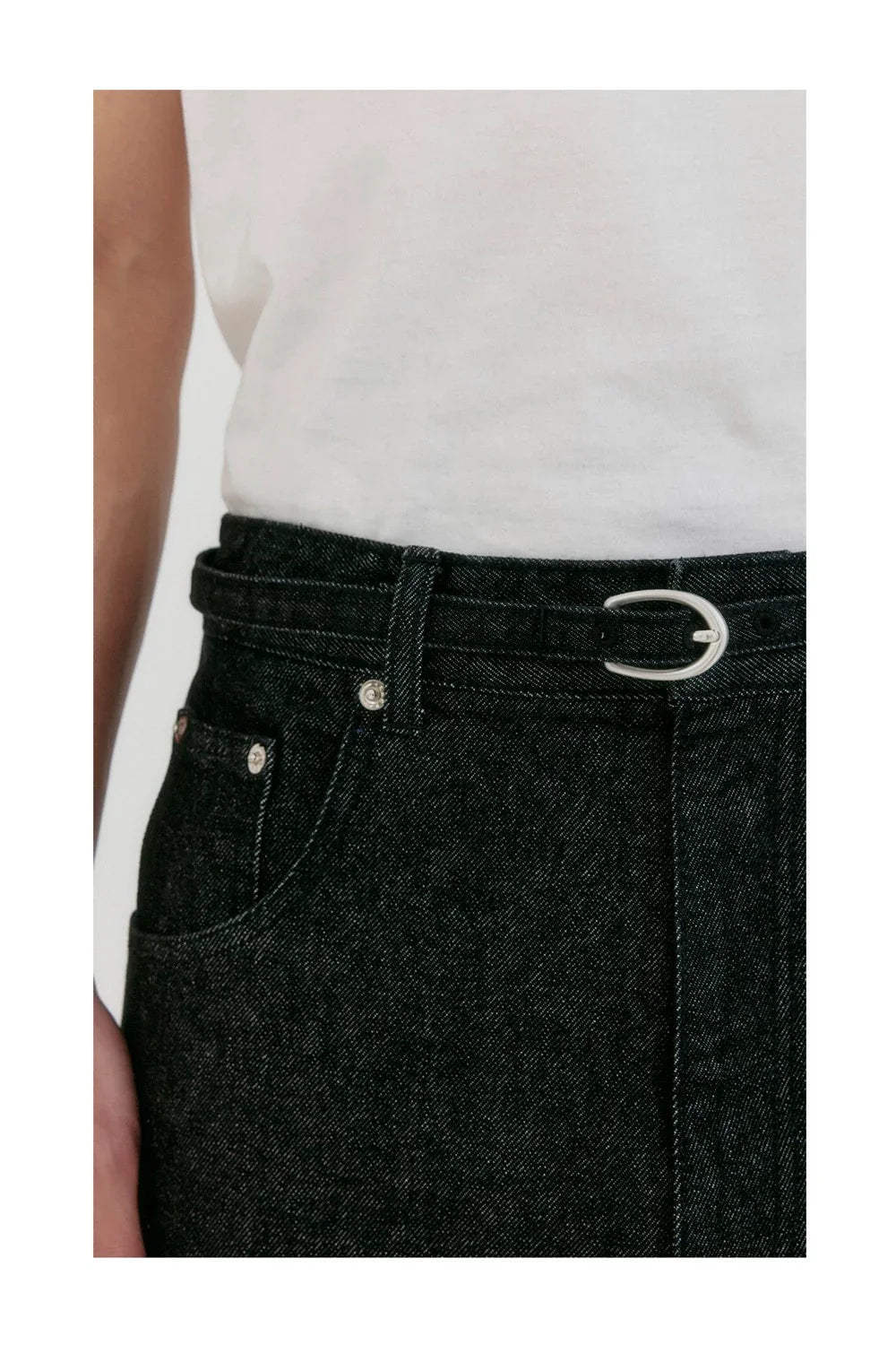 EENK ZMENIM Belted Denim Pants-3