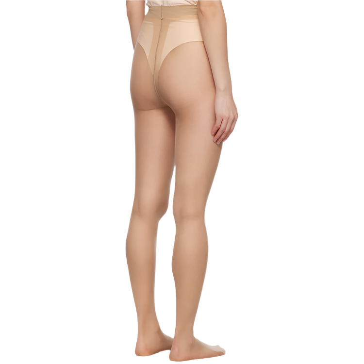 SIMONE ROCHA Sheer Carnation Tights-3