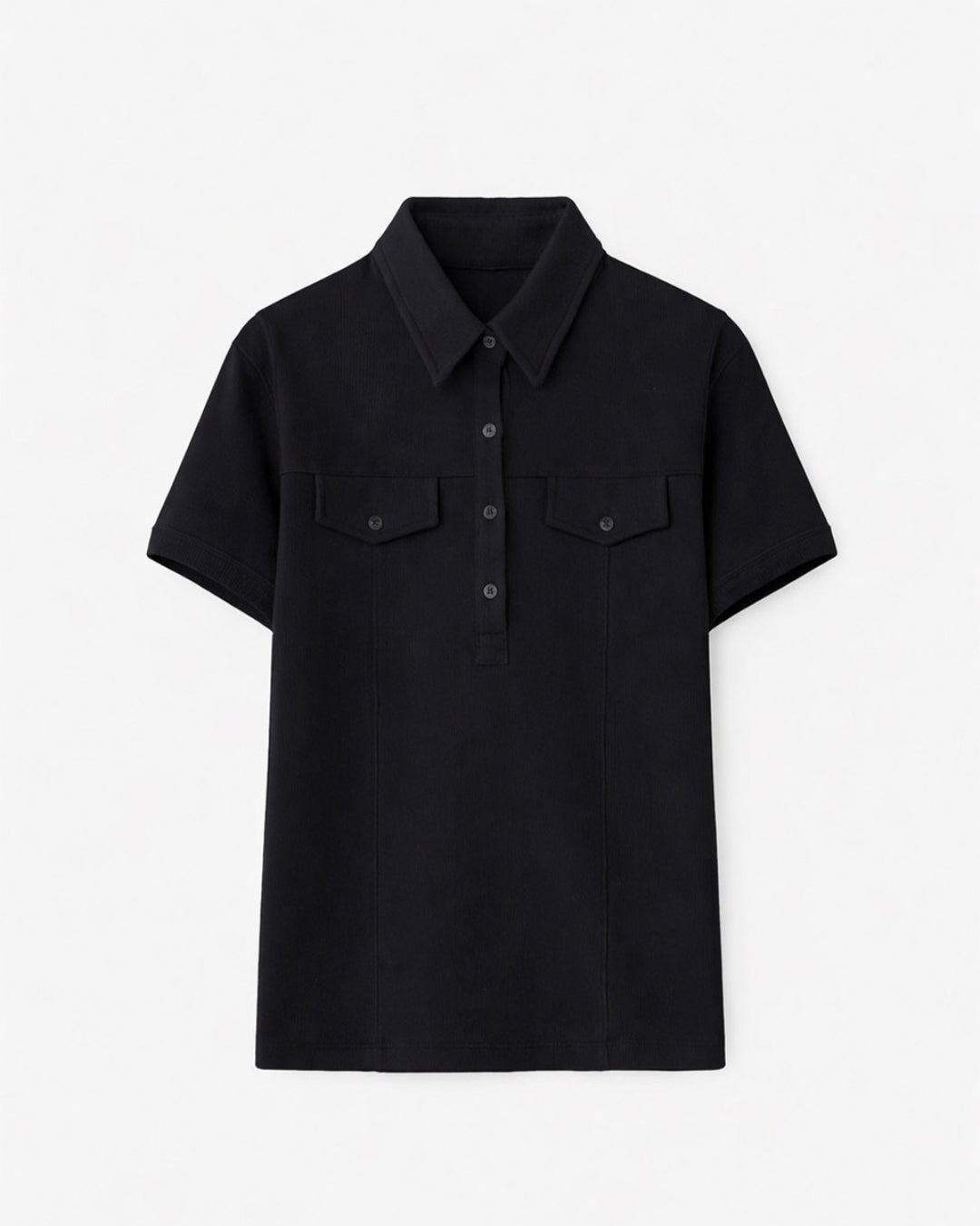 Theballon Slim Collar Tee-3