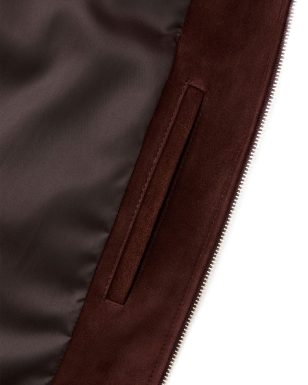 Theballon Standard Bomber Suede Jacket-13