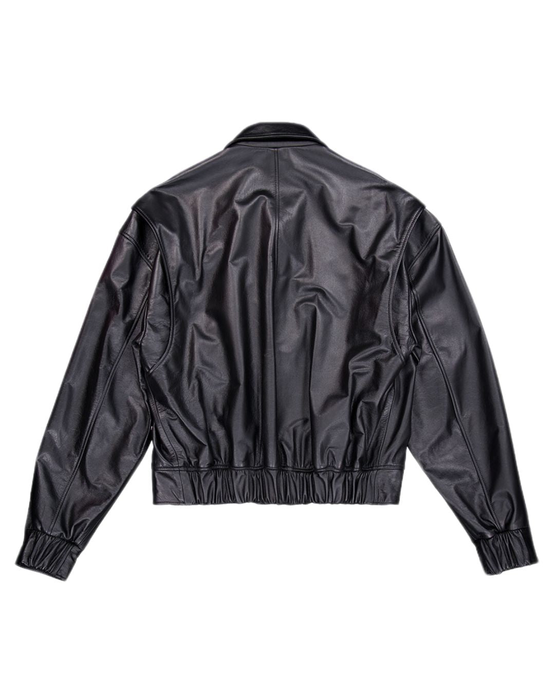 Theballon Leather Bomber Jacket-4