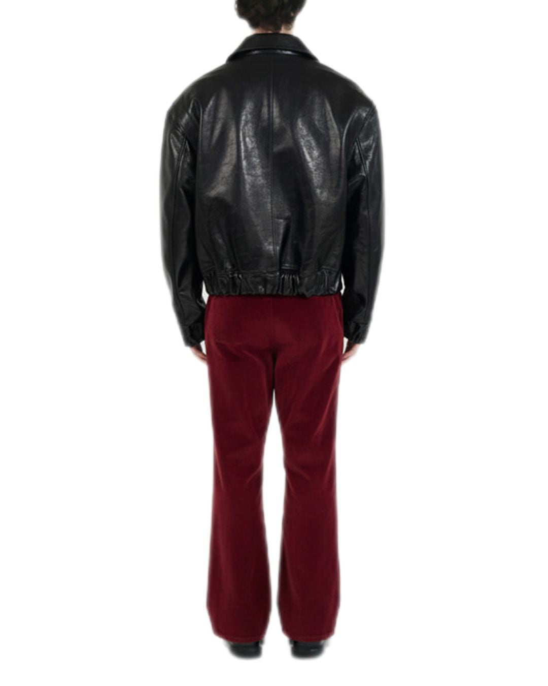 Theballon Leather Bomber Jacket-3