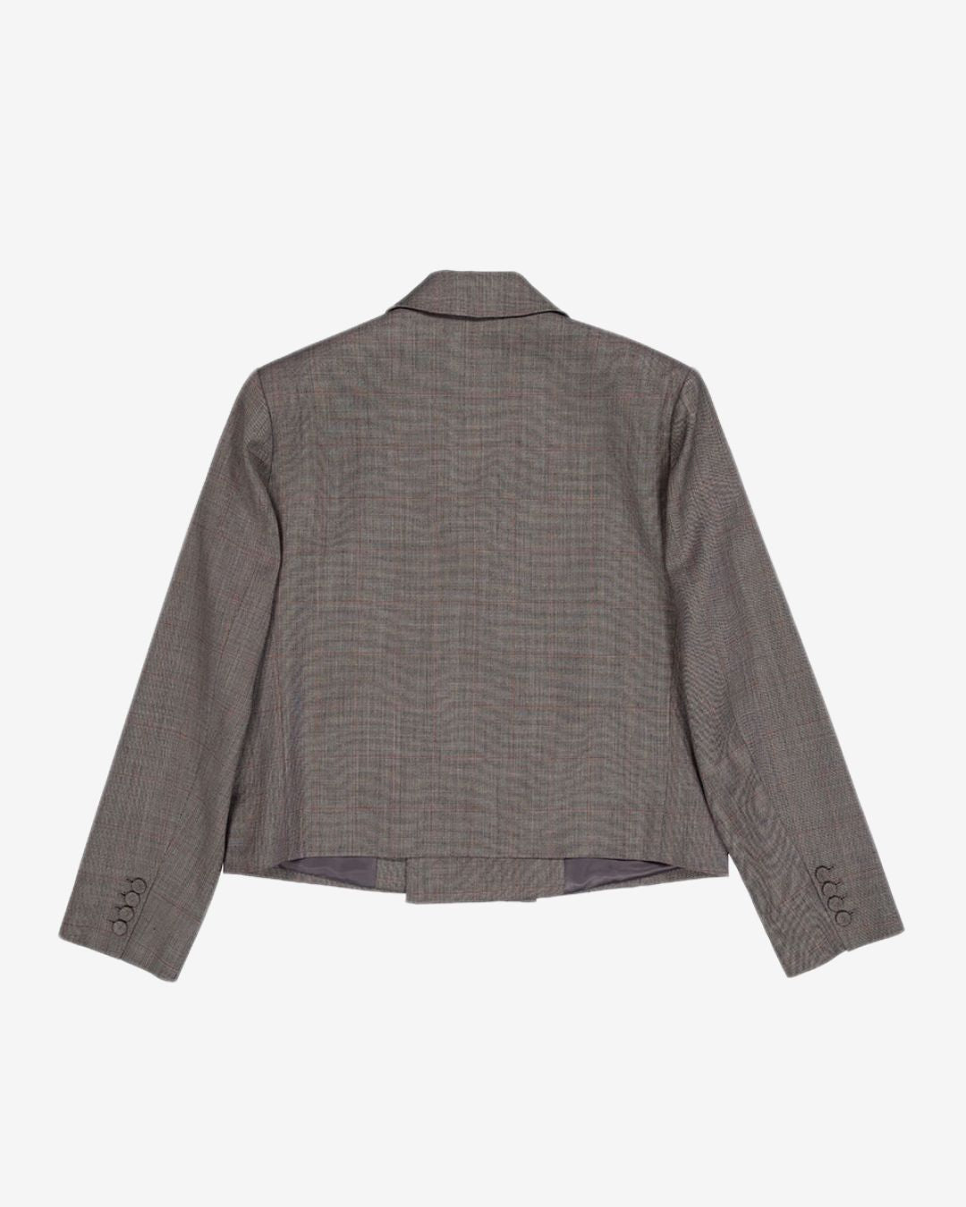 Theballon Double Peaked Crop Jacket