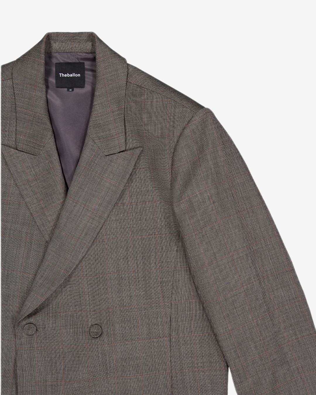 Theballon Double Peaked Crop Jacket-3