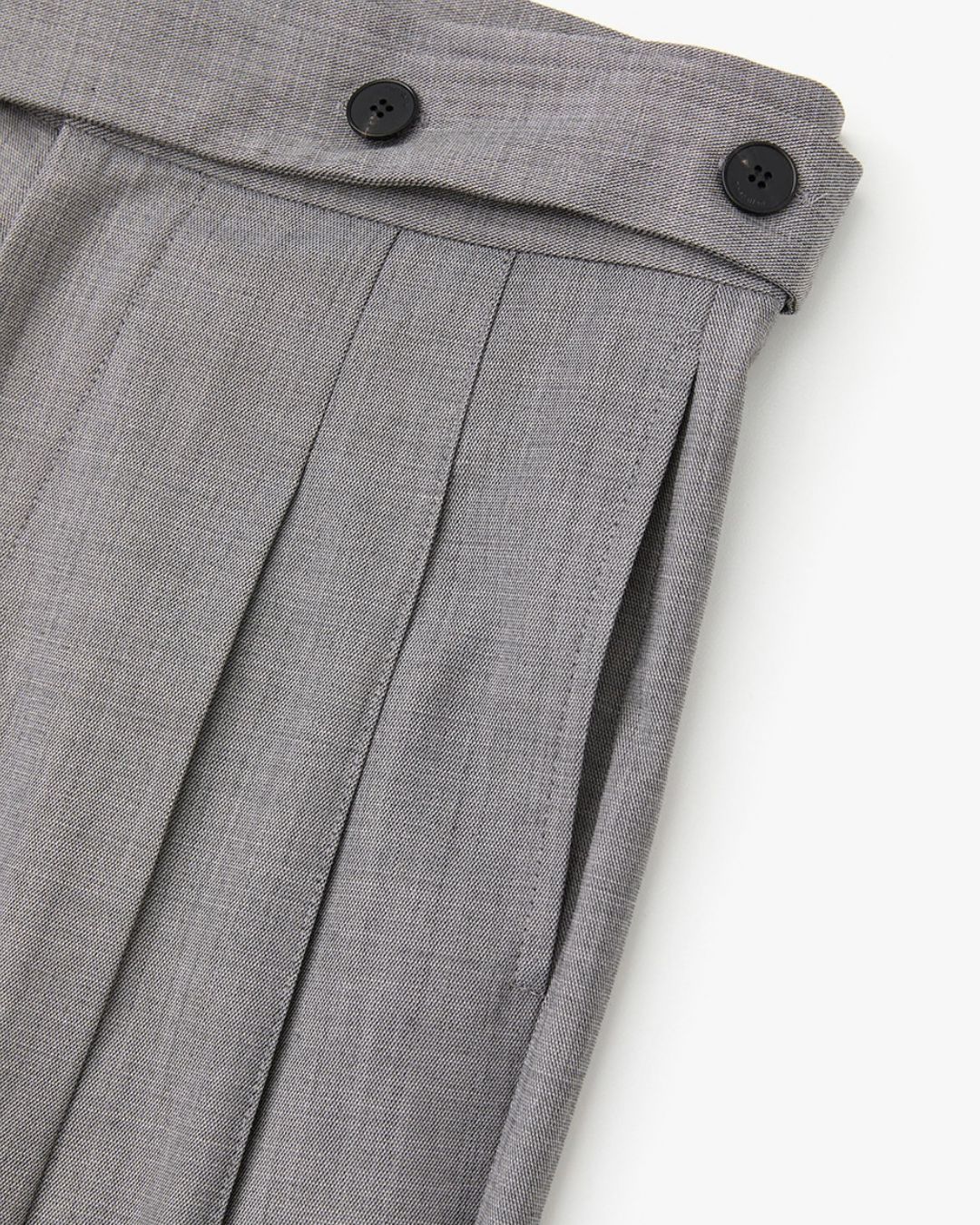 Theballon Two Tuck Belted Wide Pants-4