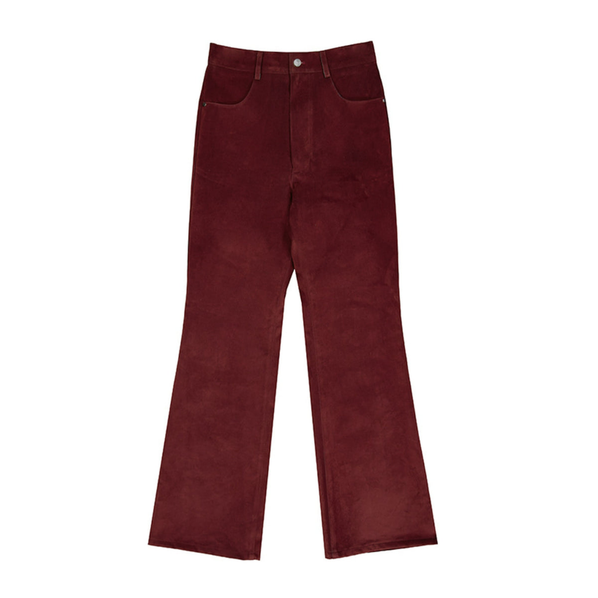 Slit Velvet Denim - Red