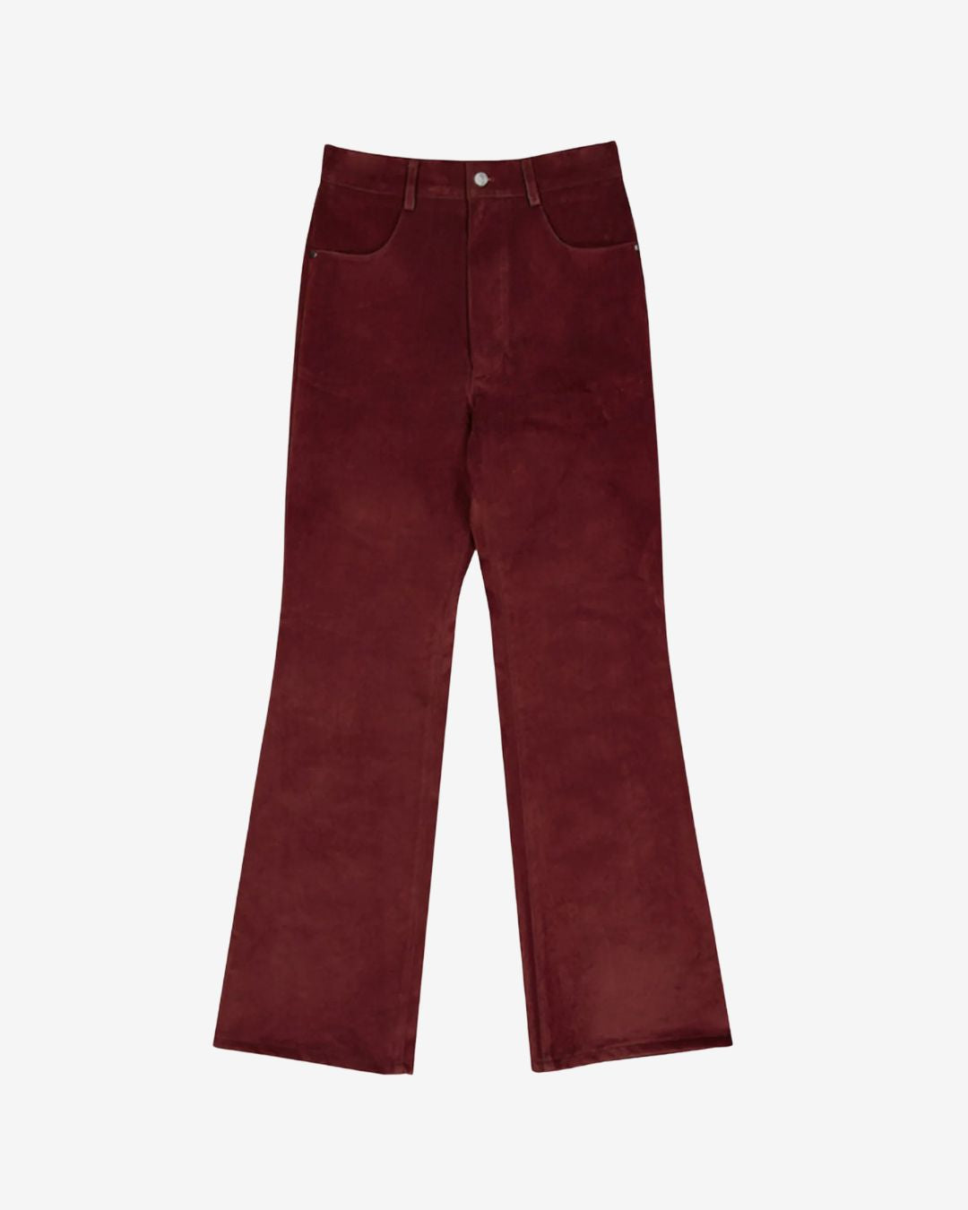 Theballon Slit Velvet Denim