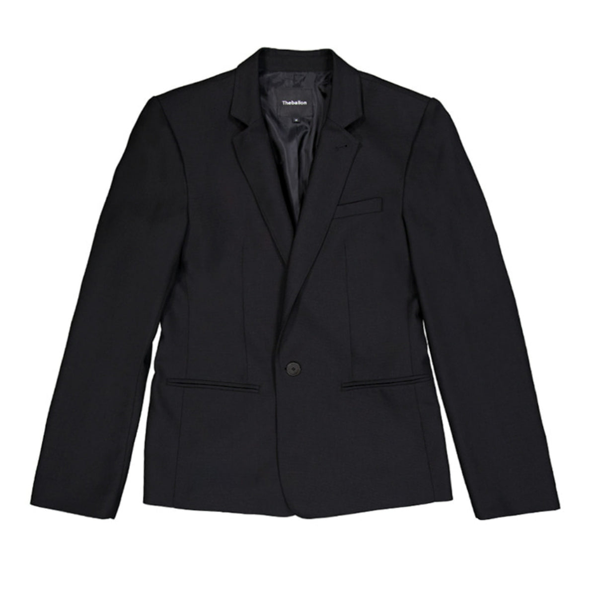 Men's Slim Collar Blazer - Black