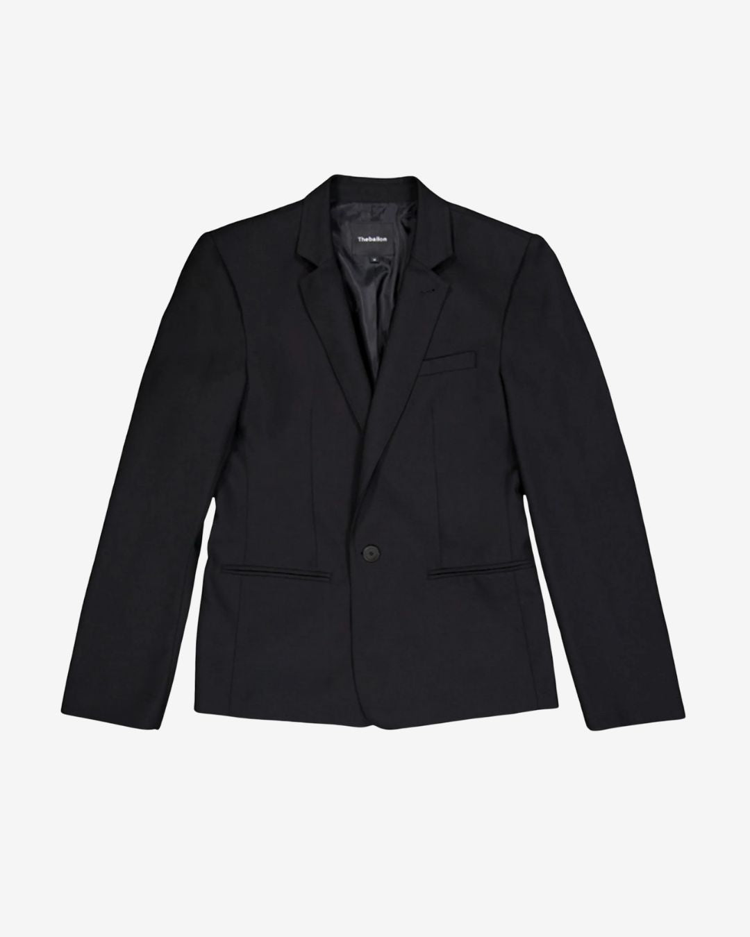 Theballon Men's Slim Collar Blazer-5