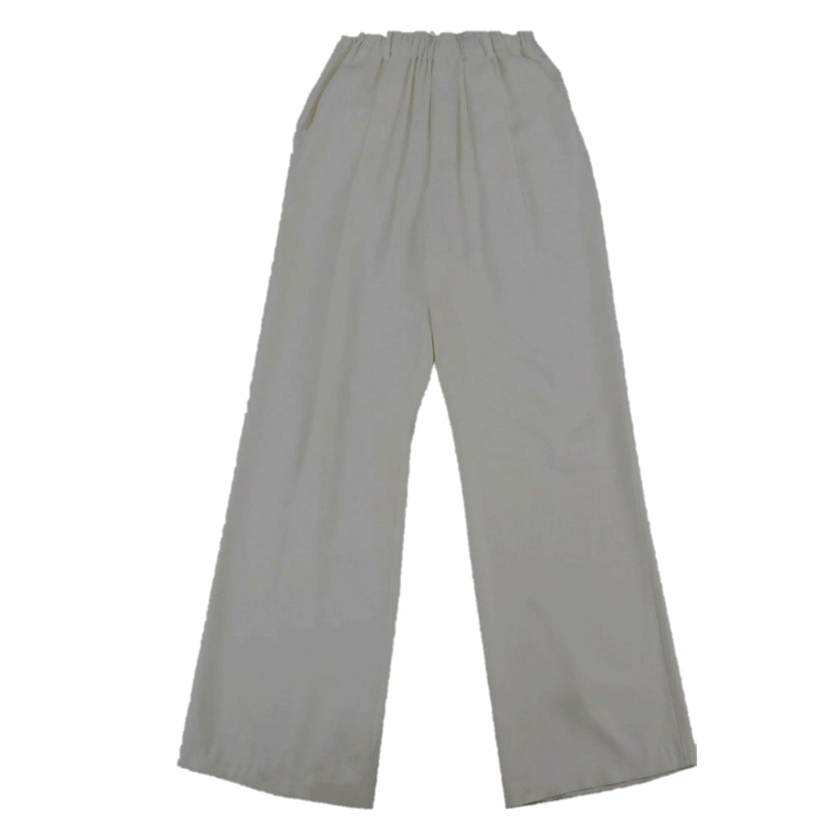 Banding Drape Wide Pants - Black
