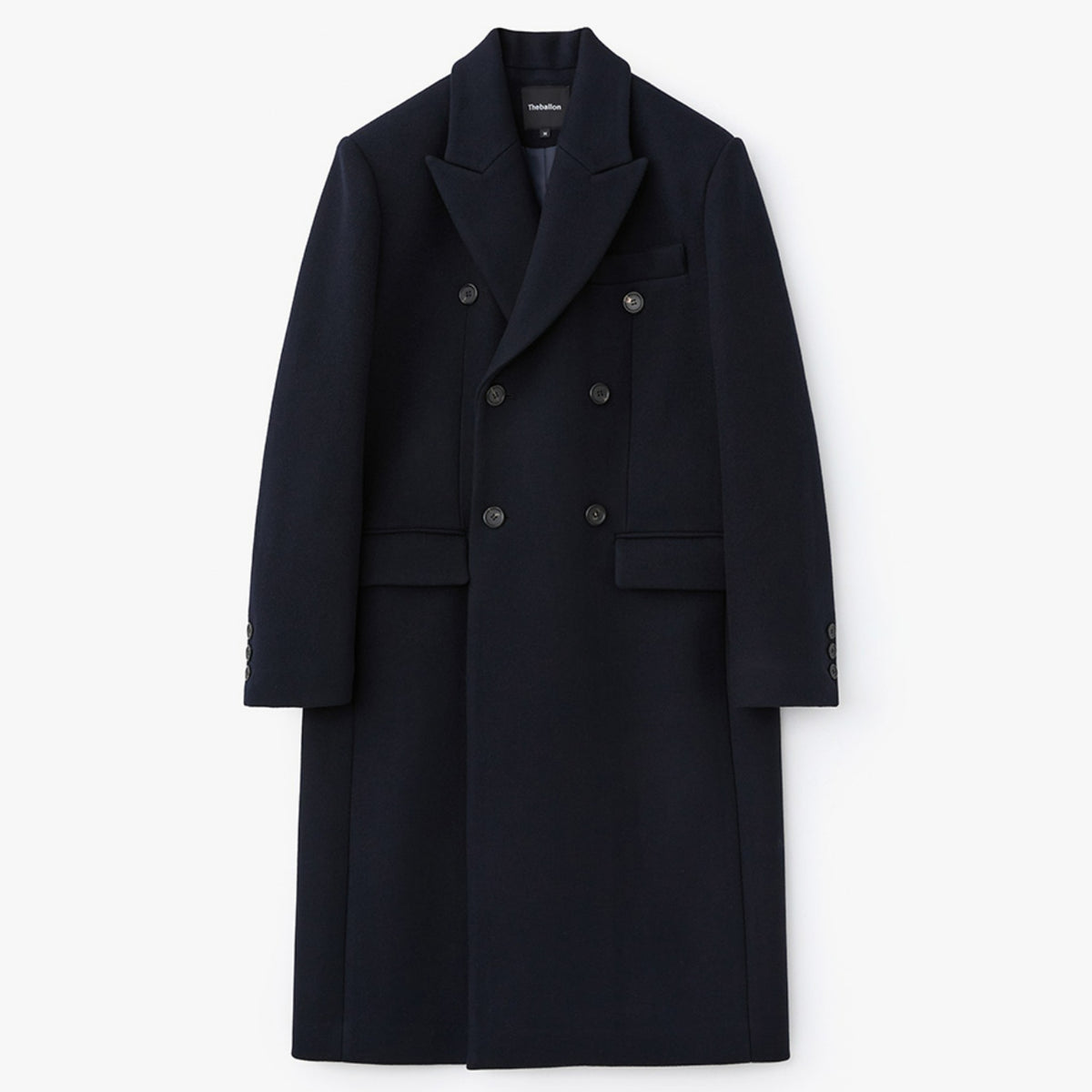Men's Double Coat - Navy