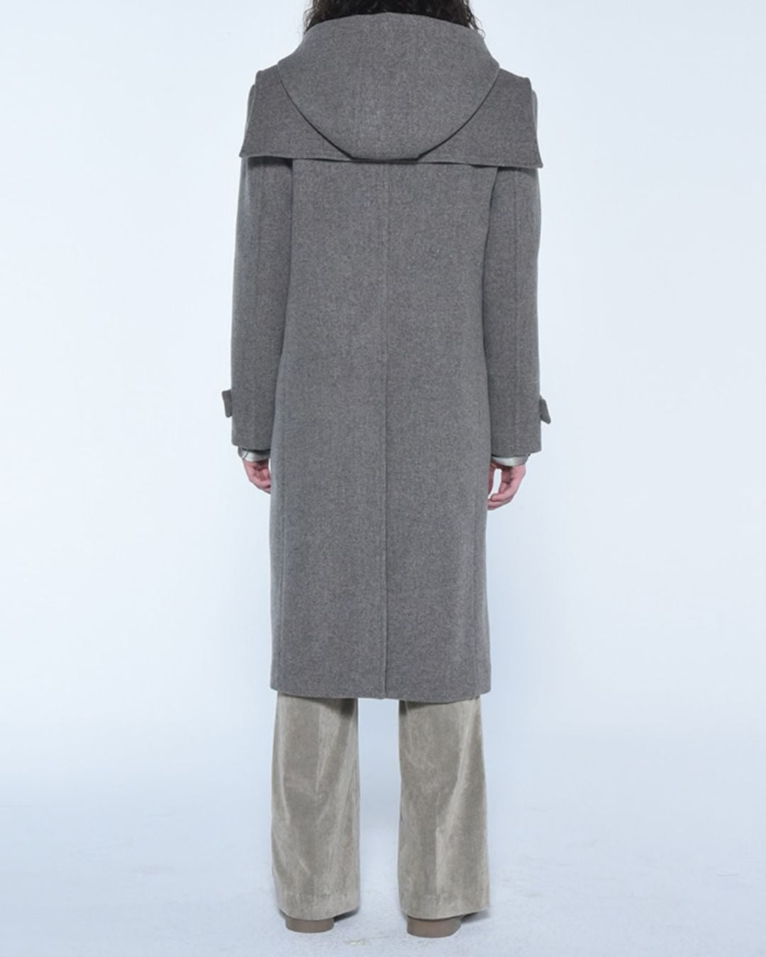 Theballon Straight Hood Duffle Long Coat-5