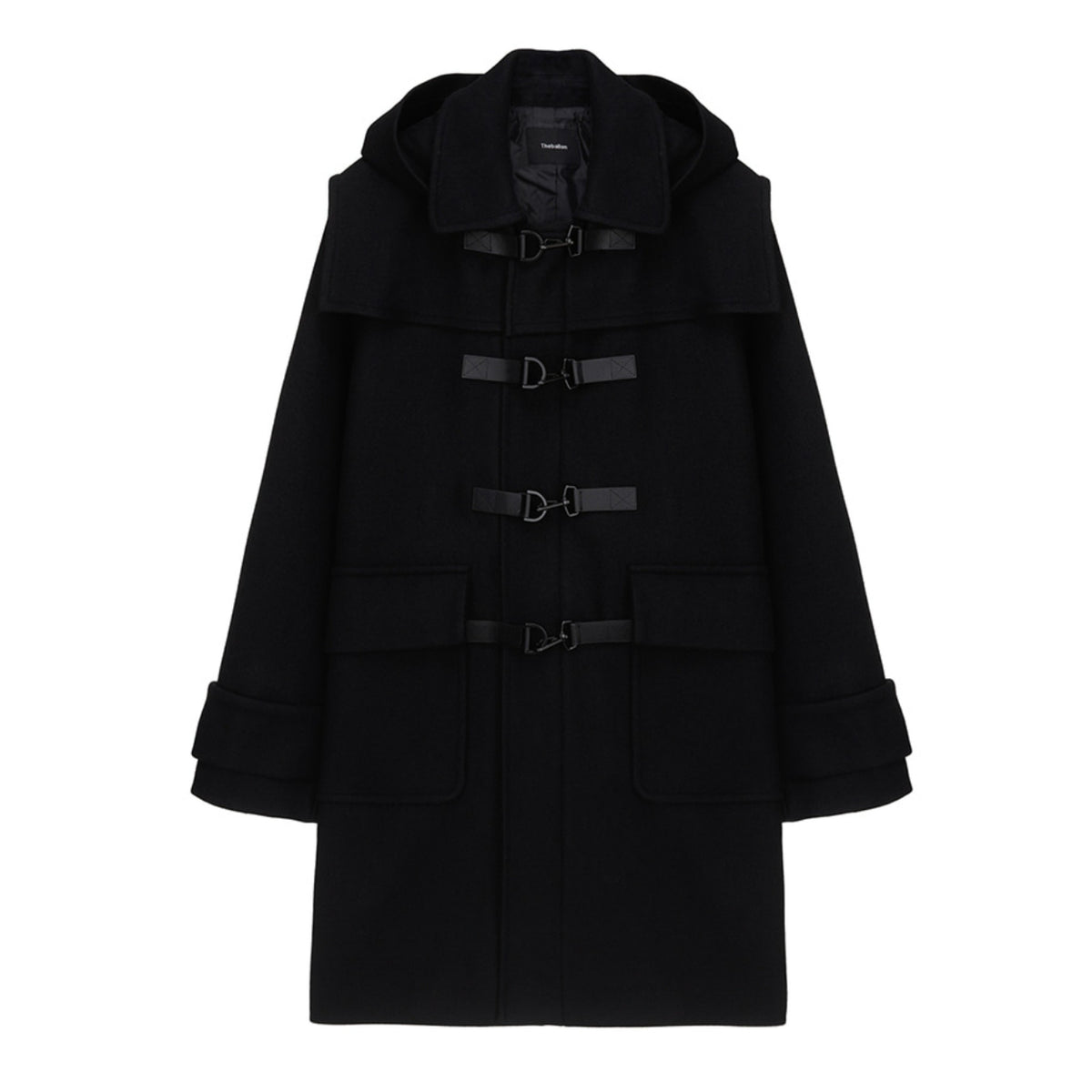 Duffle Hood Coat - Black