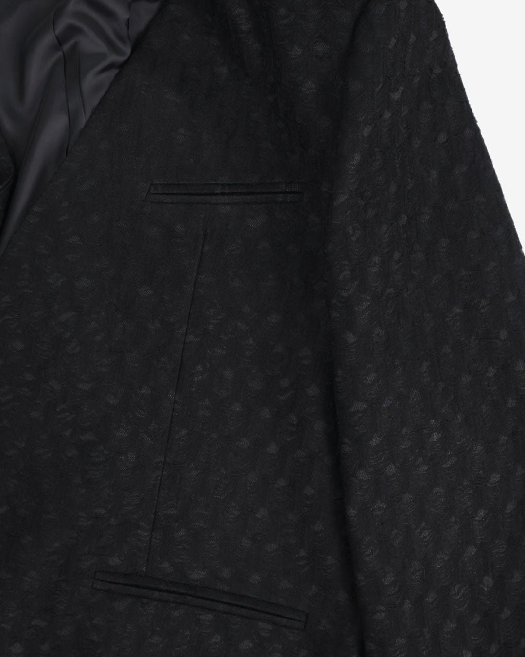 Theballon Men's Collarless Tailored Jacket-3