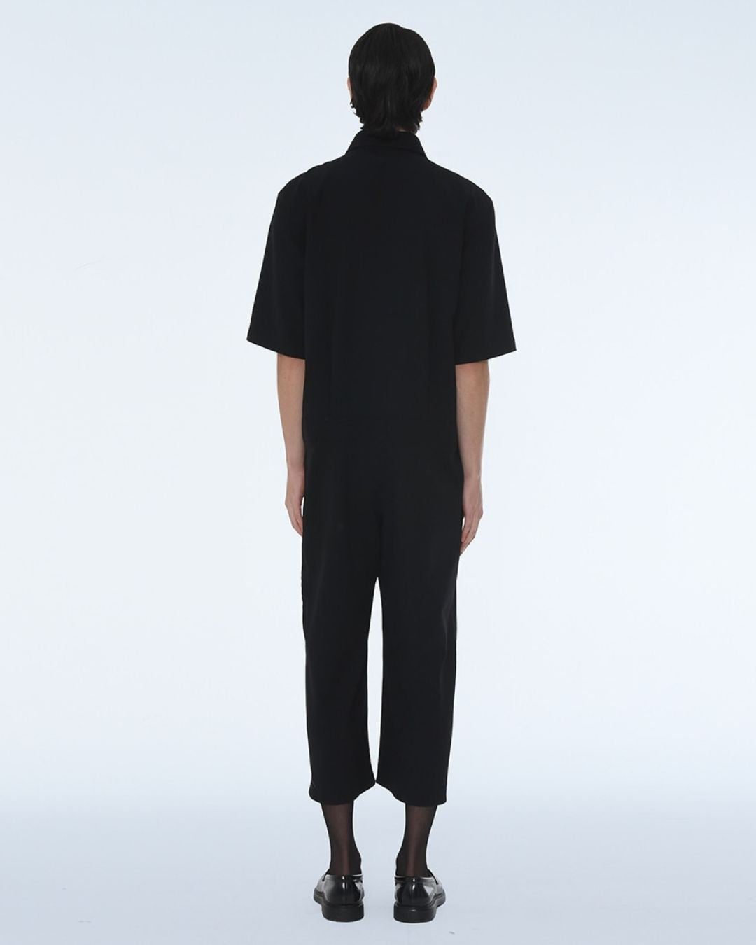 Theballon Men's Two-Tuck Tailored Collar Jumpsuit-5
