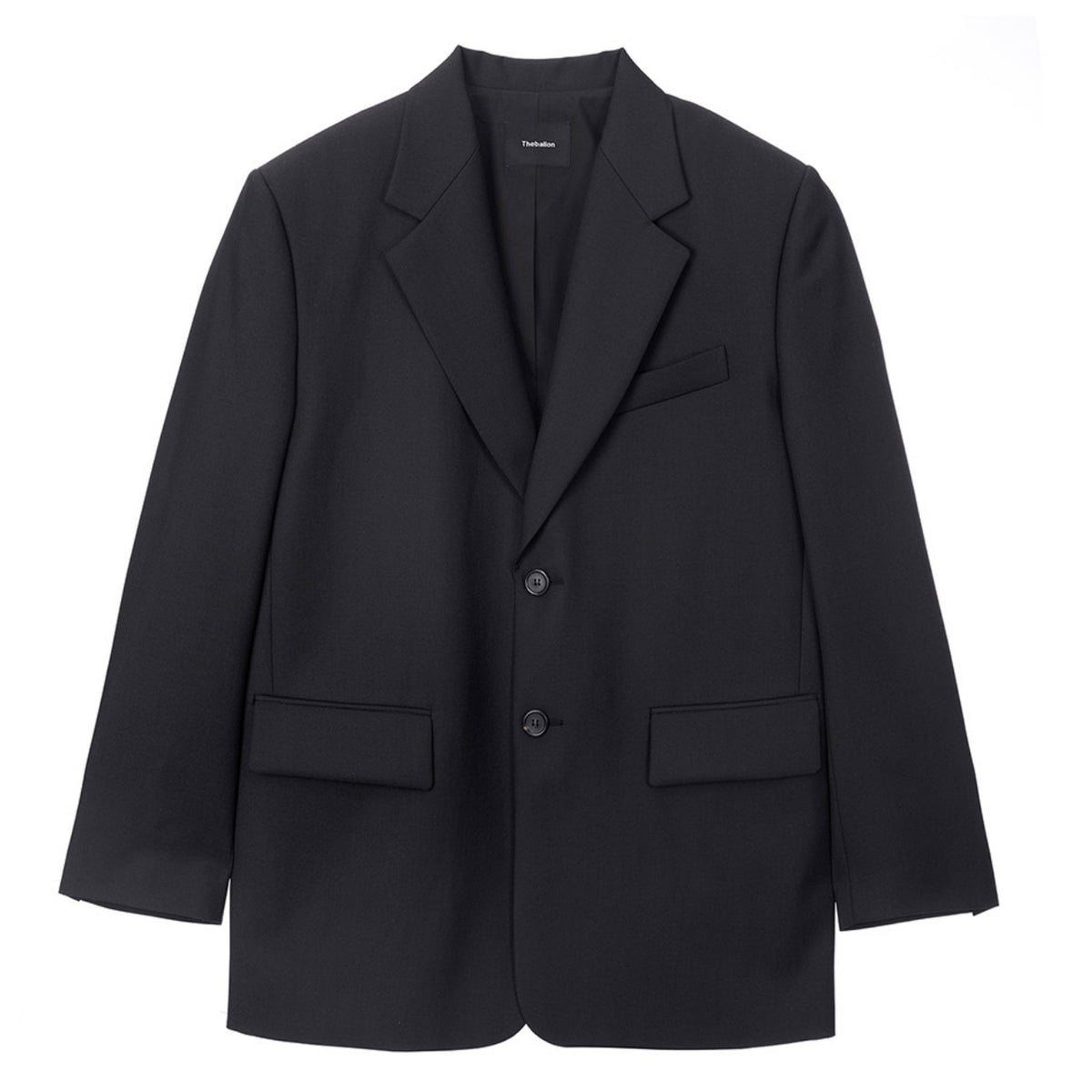 Base 2 Button Jacket - Black