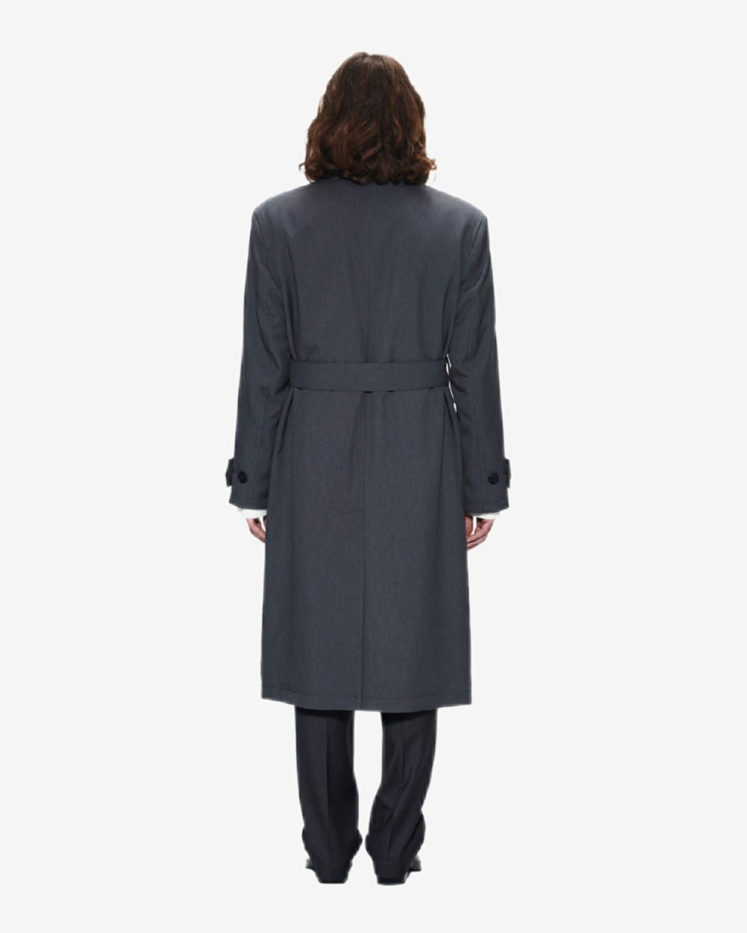 Theballon Balmacaan Long Trench Coat-14