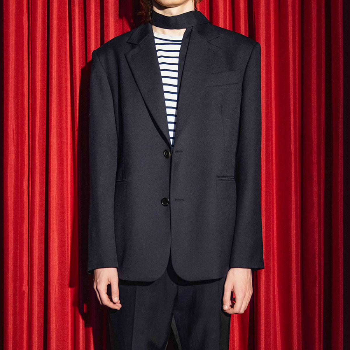 Tie Jacket - Navy