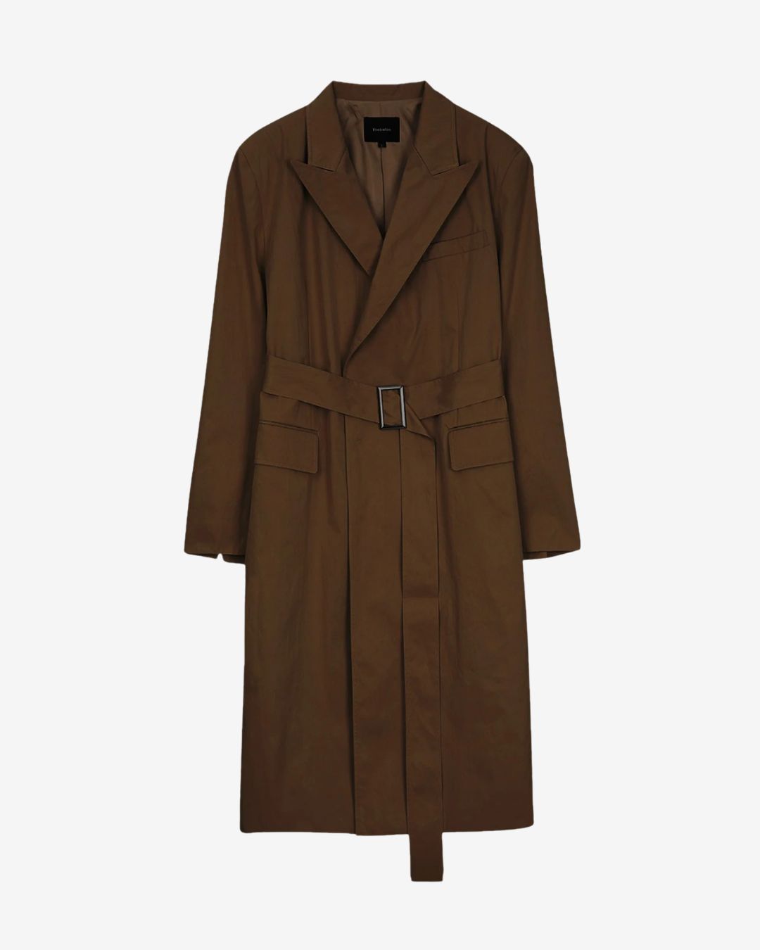 Theballon Men's Matt Trench Coat