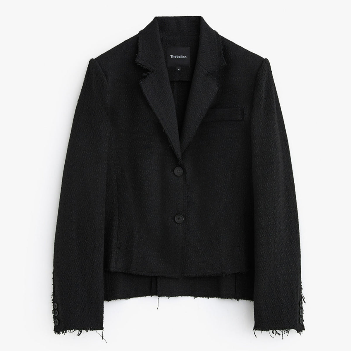 Women's Side Open Jacket - Black