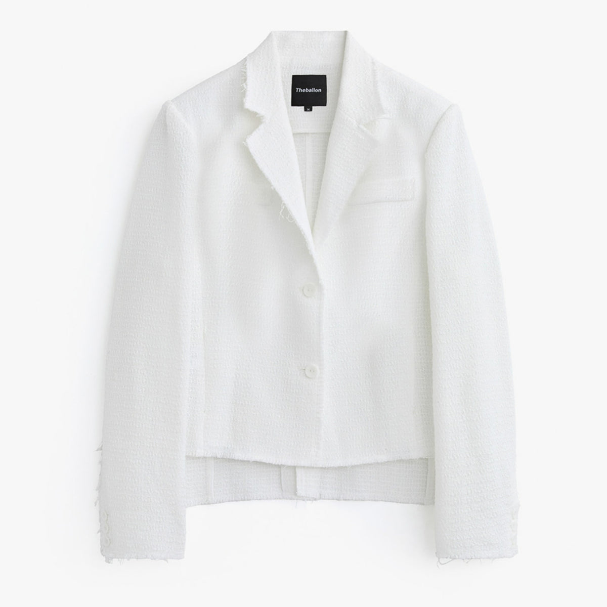 Women's Side Open Jacket - White