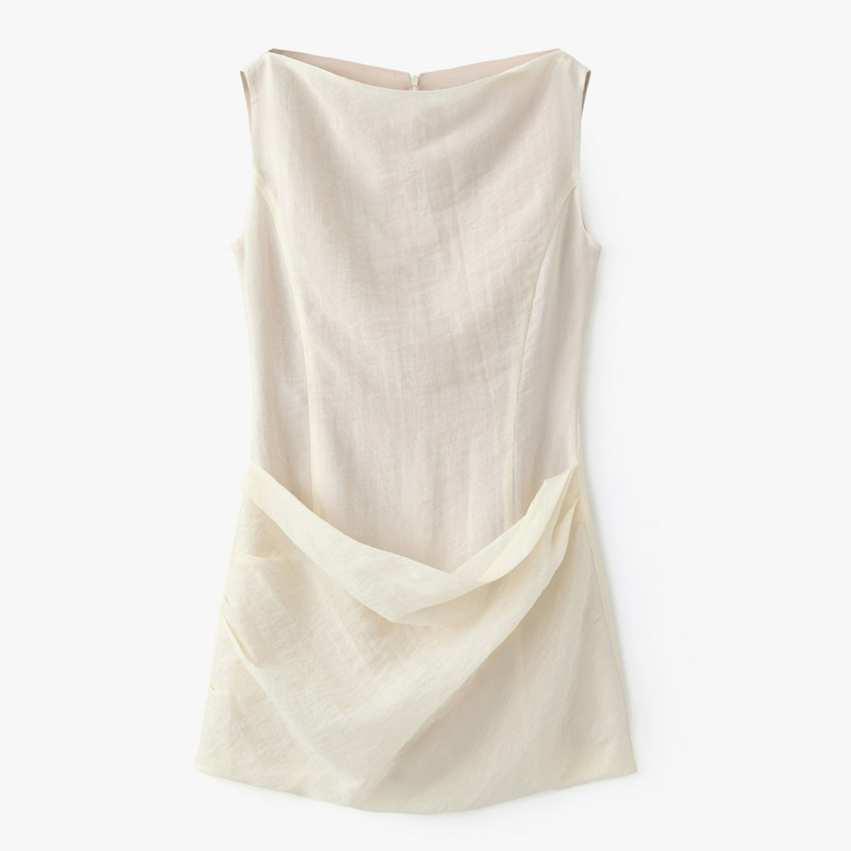 Cowl Mini Dress - Ivory