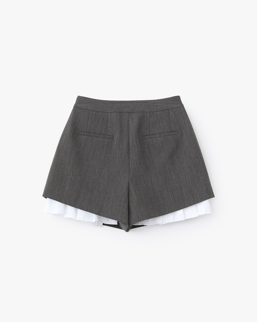 Theballon Pleated Layered Short