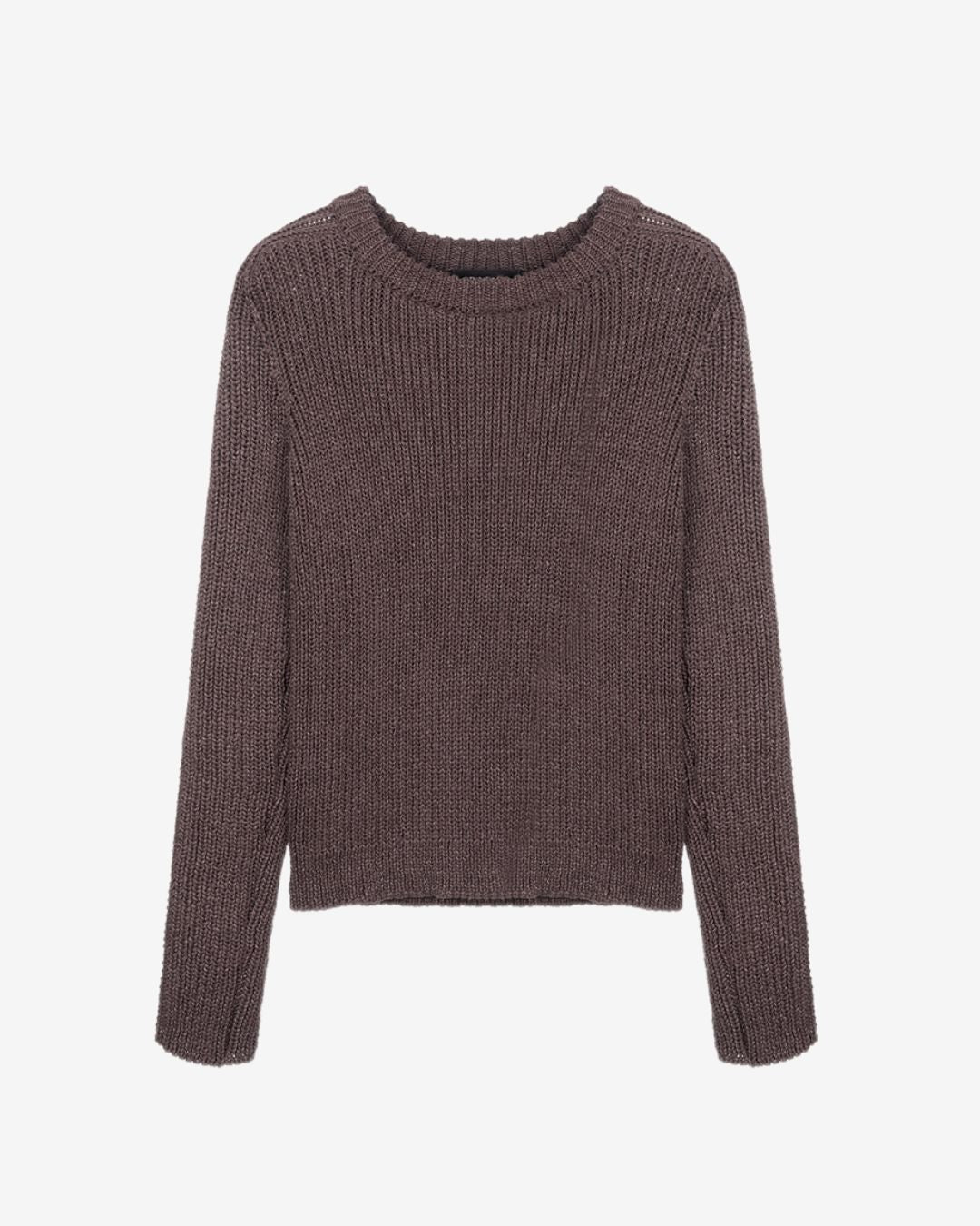 Theballon Shoulder Line Stripe Knit
