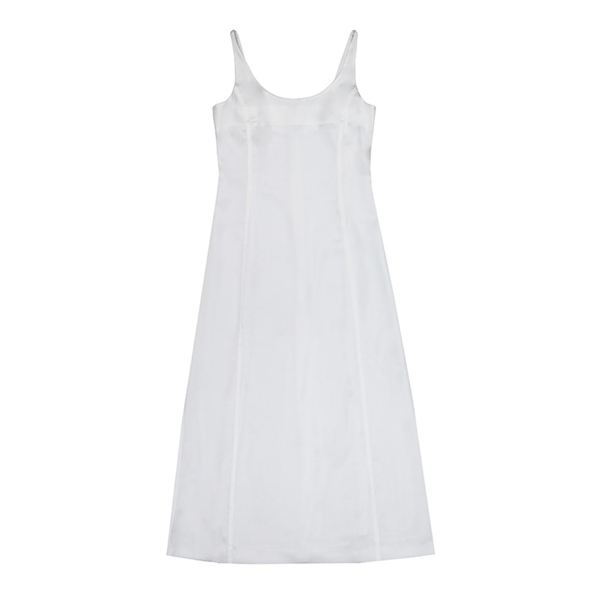 Long Sleeveless Dress - White