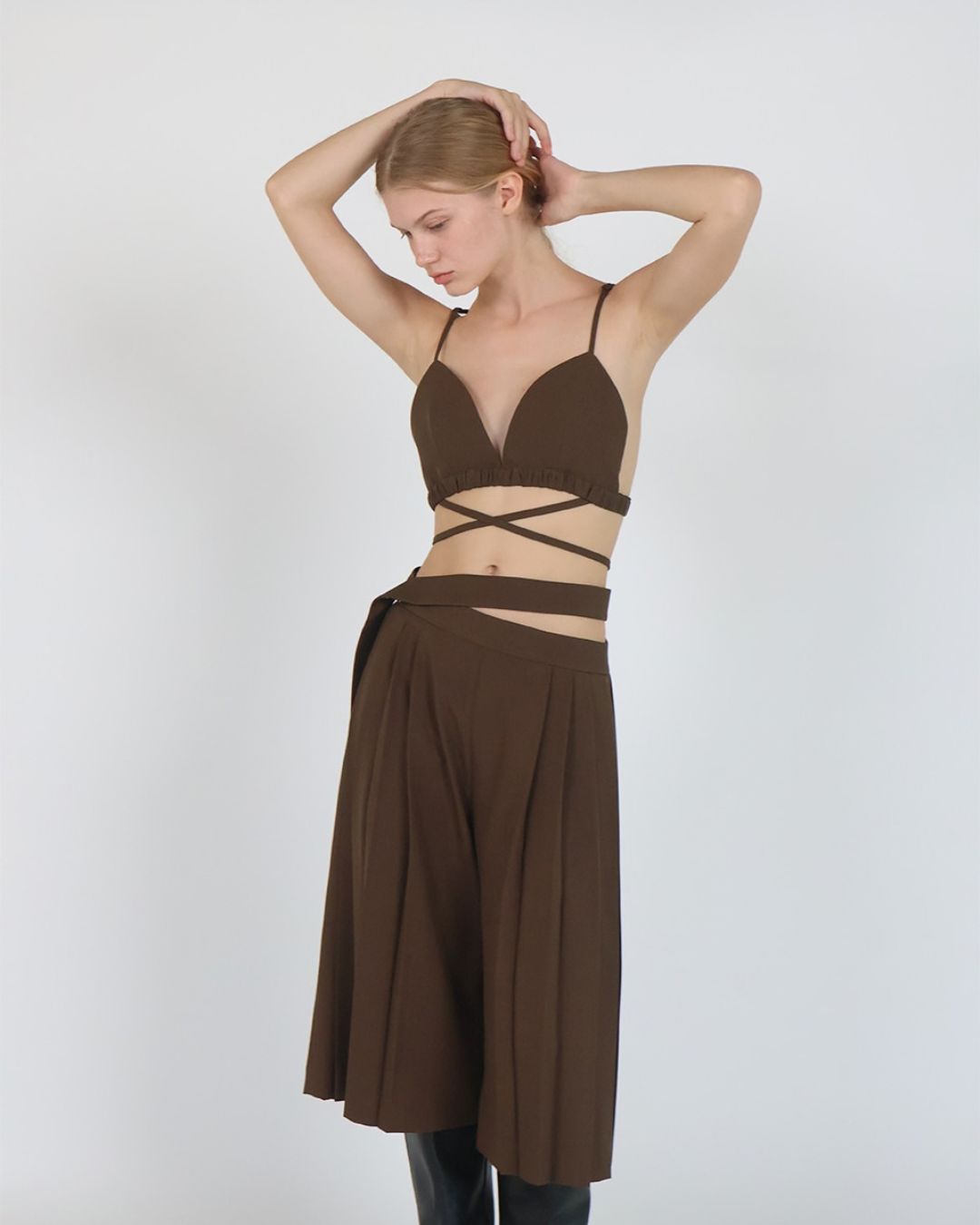 Theballon Triangle String Bralette