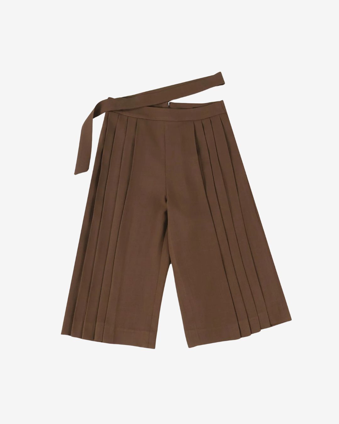 Theballon Side Pleated Half Pants